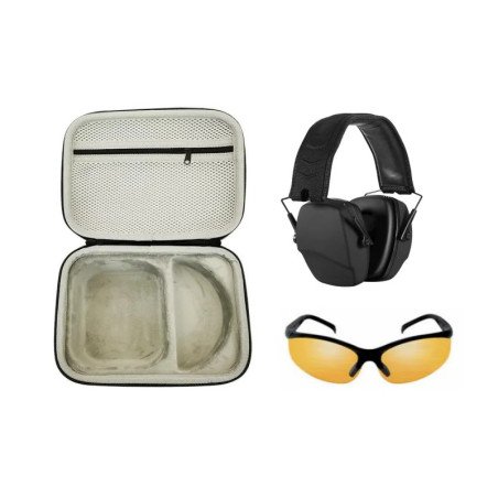 KIT COMBO CASQUE PASSIF AVEC LUNETTES DE PROTECTION