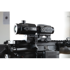 Red Dot Solar Pack + 3× Magnifier – Unlimited solar vision, Flip-to-Side, Automatic