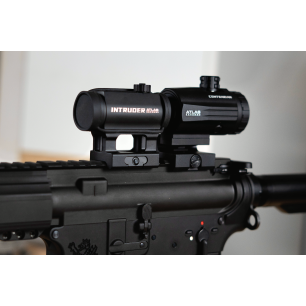 Punto Rosso Multi-reticolo + Ingranditore 3× – Mirino tattico IP67, Flip-to-Side, Lunga durata della batteria