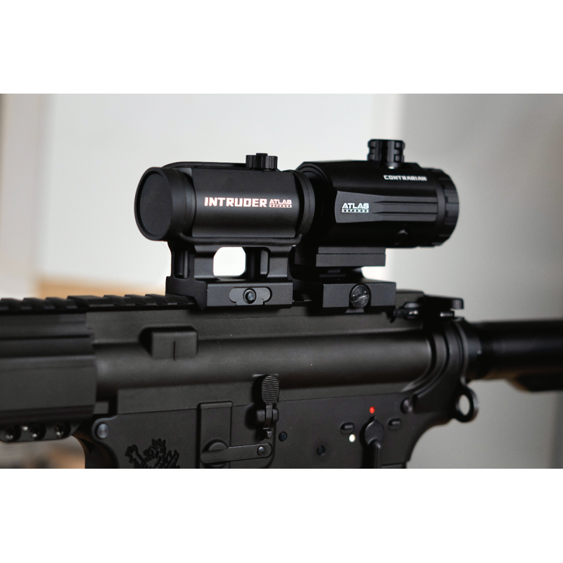 Pack Point Rouge Multi-réticule + Magnifier 3× – Viseur tactique IP67, Flip-to-Side, Autonomie longue durée