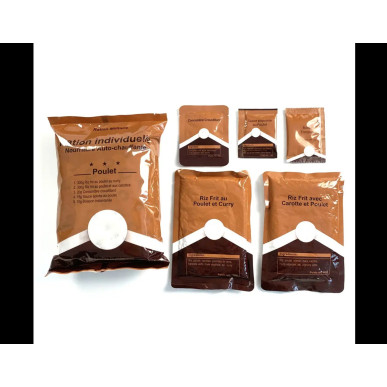 RAZIONE INDIVIDUALE 24H ESERCITO MANZO O POLLO 2029 HALAL