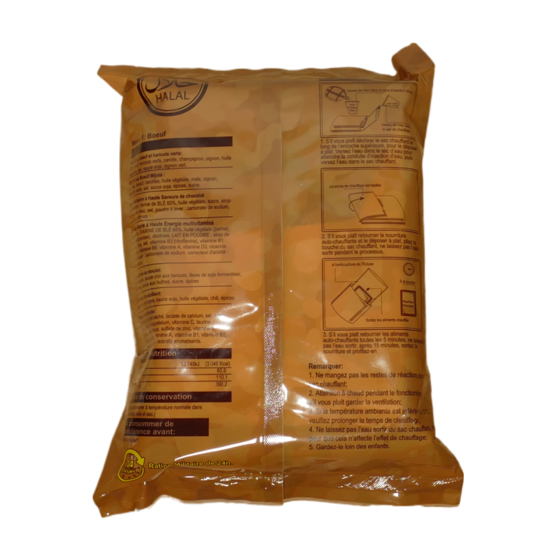 Ration Militaire Russe MRE - Pack Individuel 24h Complet - Date Péremption 07/2026