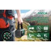 BATERÍA EXTERNA POWERBANK RADIO SOLAR 20 000 mAh