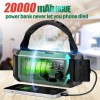 BATTERIE EXTERNE POWERBANK RADIO SOLAIRE 20 000 mAh