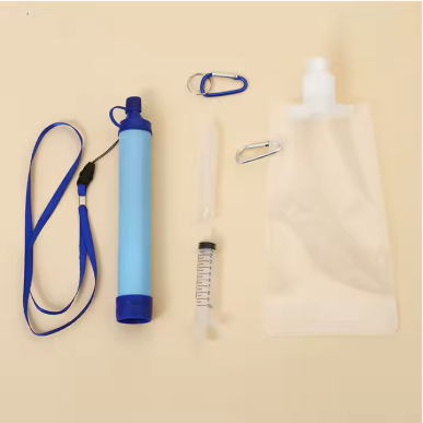 FILTRO D'ACQUA PORTATILE PER CAMPEGGIO E SOPRAVVIVENZA D'EMERGENZA
