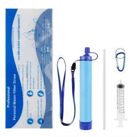 TRAGBARER WASSERFILTER FÜR CAMPING UND NOTFALLÜBERLEBEN