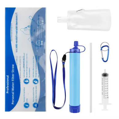 FILTRO DE AGUA PORTÁTIL PARA CAMPING Y SUPERVIVENCIA DE EMERGENCIA