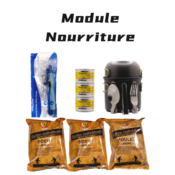 KIT ULTRA-COMPLETO DE EVACUACIÓN Y SUPERVIVENCIA 72H