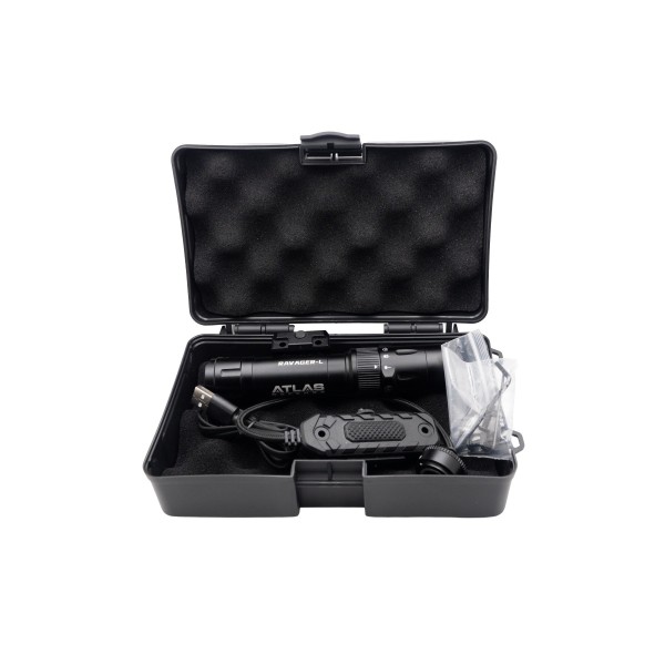 Ravager-L Tactical Flashlight 2000 lm + Green Laser | 91,400 cd | Picatinny M-Lok