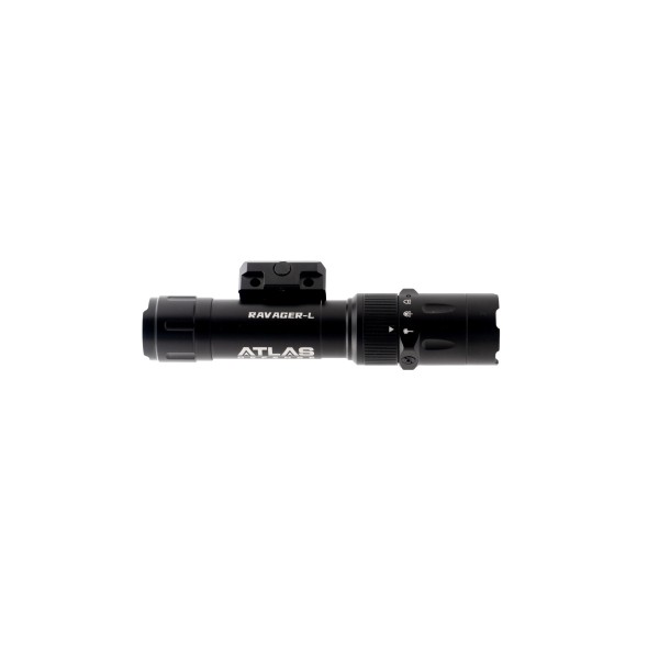 Ravager-L Tactical Flashlight 2000 lm + Green Laser | 91,400 cd | Picatinny M-Lok