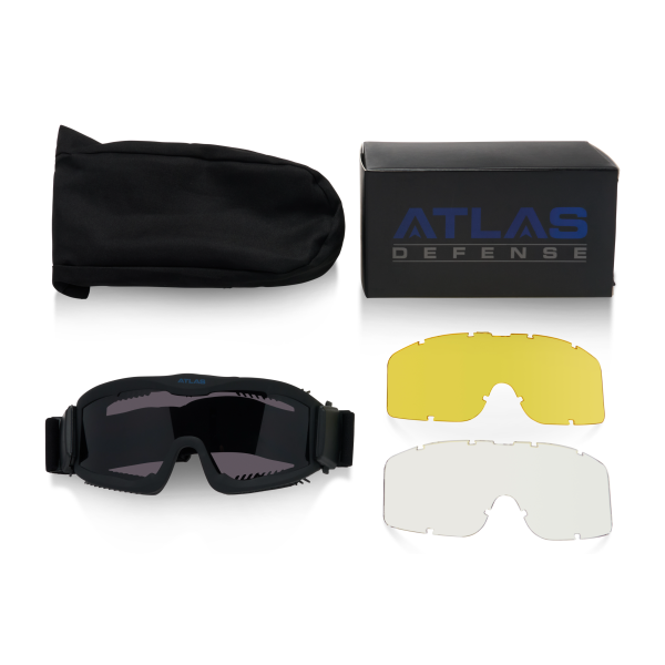 BALLISTISCHES MASKENKIT MIT 3 ARMORED-GLÄSERN