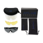 KIT LUNETTES BALISTIQUES 3 VERRES ATTACKER