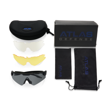 KIT LUNETTES BALISTIQUES 3 VERRES ATTACKER