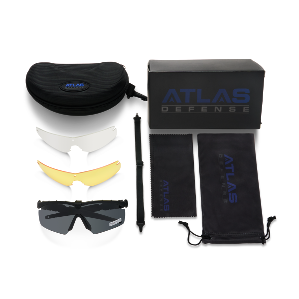 KIT OCCHIALI BALISTICI 3 LENTI TRAINING