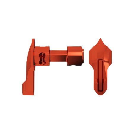 LEVIER/SELECTEUR DE SURETE/SECURITE DE TIR 45°/ 90° AMBIDEXTRE AR9/AR10/15 MIMTAC F35