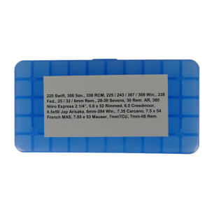 SCATOLA DI STOCCAGGIO PER 50 MUNIZIONI 308 Win., 6.5 Creedmoor, 243