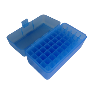 CAJA DE ALMACENAMIENTO PARA 50 MUNICIONES 308 Win., 6.5 Creedmoor, 243