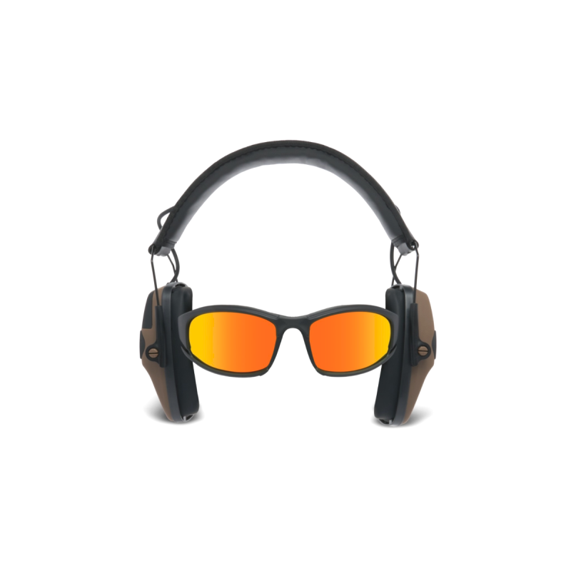 KIT COMBO CUFFIE ANTIRUMORE ATTIVE E OCCHIALI BALISTICI