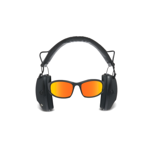 KIT COMBO CUFFIE ANTIRUMORE ATTIVE E OCCHIALI BALISTICI