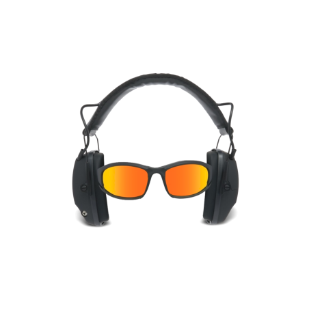 ACTIVE NOISE-CANCELING HEADSET AND BALLISTIC GLASSES COMBO KIT