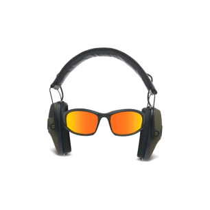 ACTIVE NOISE-CANCELING HEADSET AND BALLISTIC GLASSES COMBO KIT