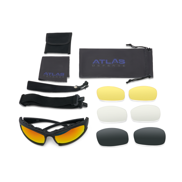 AKTIVES GEHÖRSCHUTZ-SET UND BALLISTIKBRILLE
