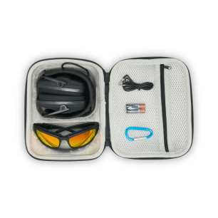 KIT COMBO CASQUE ACTIF ET LUNETTES BALISTIQUES