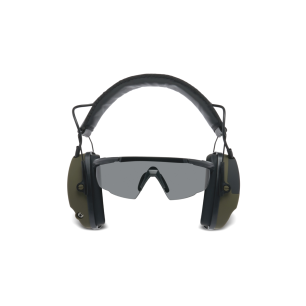 ACTIVE NOISE-CANCELLING BLUETOOTH HEADSET AND BALLISTIC GLASSES COMBO KIT