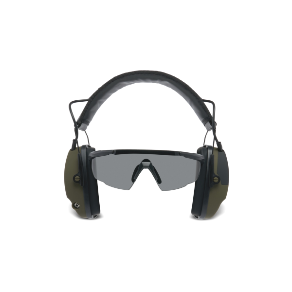 AKTIVES BLUETOOTH-GEHÖRSCHUTZ-SET UND BALLISTIKBRILLE