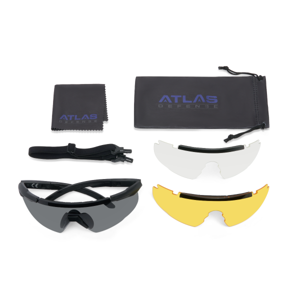 KIT COMBO CASQUE ANTIBRUIT ACTIF BLUETOOTH ET LUNETTES BALISTIQUES