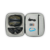 KIT COMBO CASQUE ANTIBRUIT ACTIF BLUETOOTH ET LUNETTES BALISTIQUES