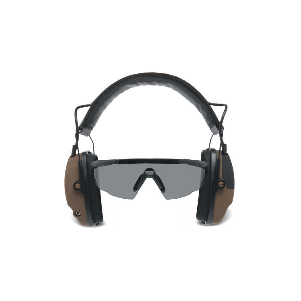 AKTIVES BLUETOOTH-GEHÖRSCHUTZ-SET UND BALLISTIKBRILLE