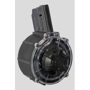 CARICATORE A TAMBURO TRASPARENTE CAL12, 20 colpi/DERYA - FUCILI TURCHI AR12