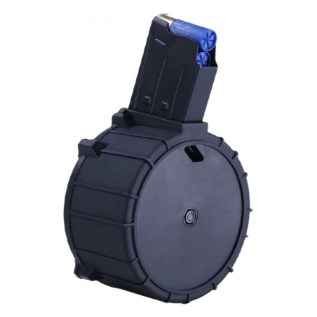 TRANSPARENT DRUM MAGAZINE CAL12, 20 rounds/DERYA - AR12 TURKISH SHOTGUNS