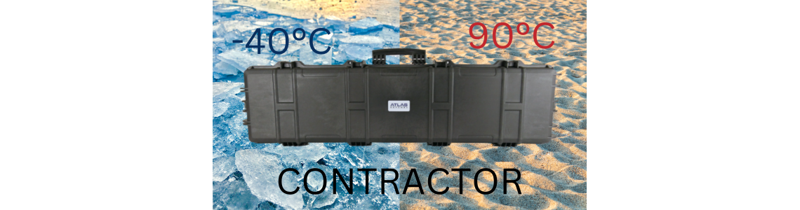 Valise étanche arme IP67 Contractor | Atlas Defense