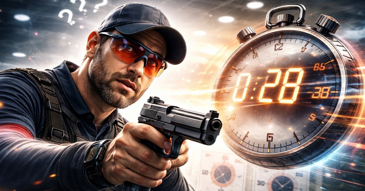 Sport shooting: why your reaction time deceives you