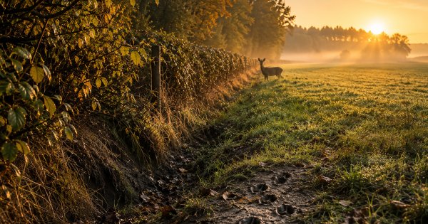 Warum konzentrieren sich Wildtiere so stark an Waldrändern, Hecken und Übergangsgebieten?