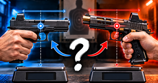 Pourquoi deux pistolets de même poids peuvent-ils sembler totalement différents en main ?