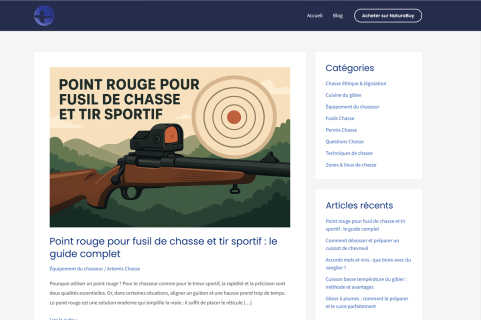 Atlas Defense mis en avant sur Artemis Chasse