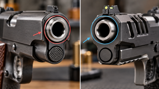 Bull barrel, canon conique ou bushing : pourquoi les pistolets ne guident-ils pas tous leur canon de la même manière ?